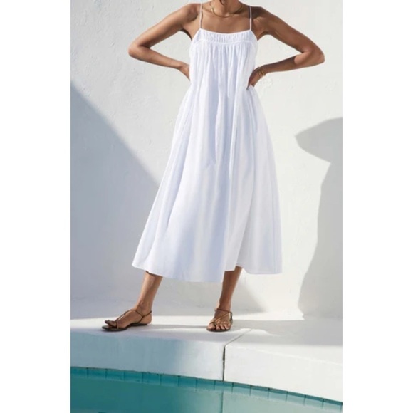 AYR The Easy Breezy Dress Japanese Shadow Striped Cotton - Picture 3 of 14